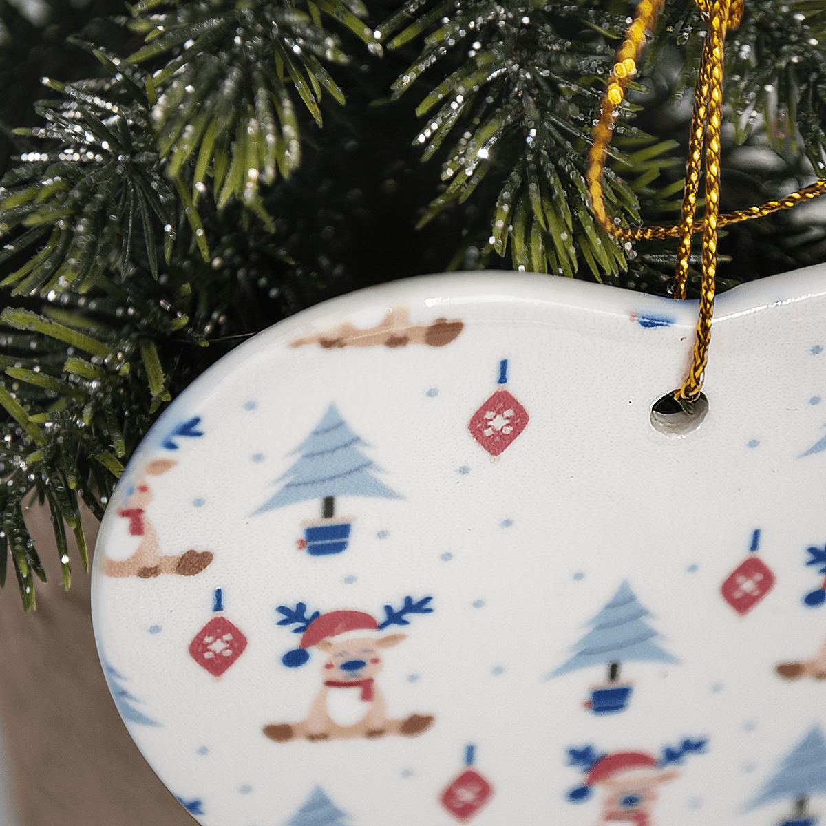 Print on Demand Porcelain Ornaments from Gooten